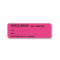 SIROLIMUS 1 MG / COMPRIMÉ