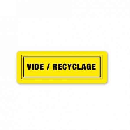 VIDE / RECYCLAGE