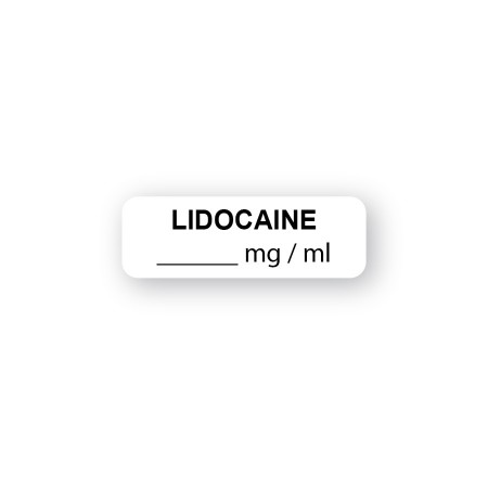 LIDOCAINE __ mg/ml