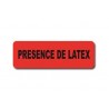 PRESENCE OF LATEX (black)