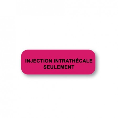 INJECTION INTRATHECALE SEULEMENT